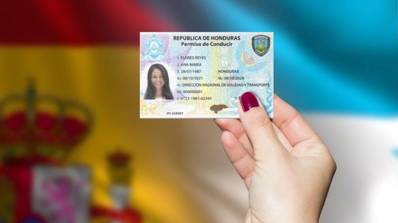 Licencia de conducir desde españa