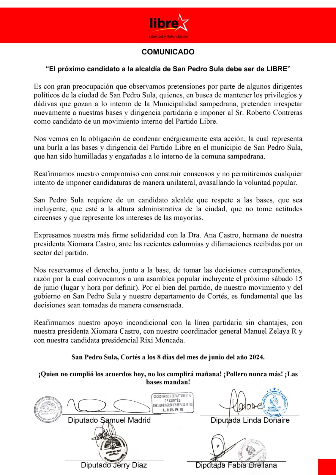 Comunicado 