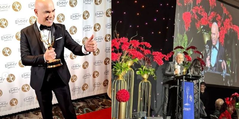 ¡Honduras en lo más alto! Javier Castro gana dos premios Emmy por su labor periodística