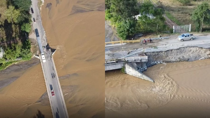 Se estimó que más de 600 milímetros de lluvias cayeron en Omoa y esto arrasó con la mayoría de lugares. 