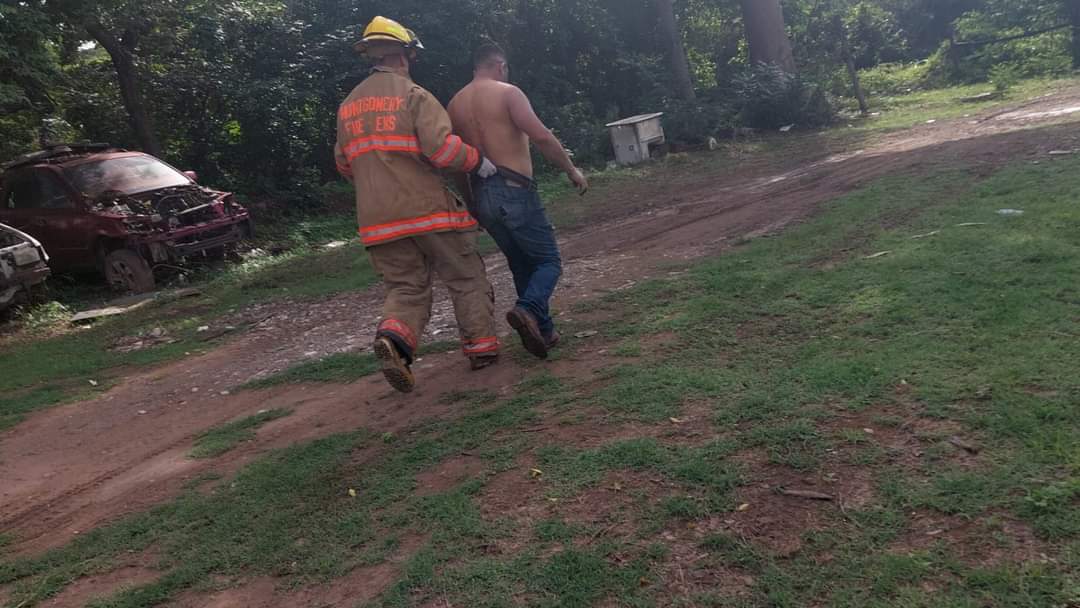 Incendio cohetería