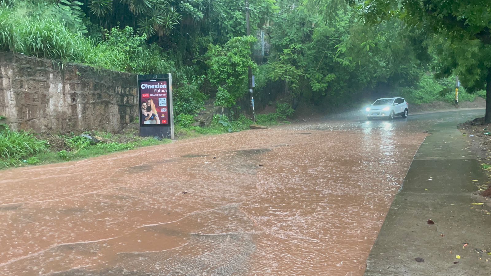 Calles anegadas