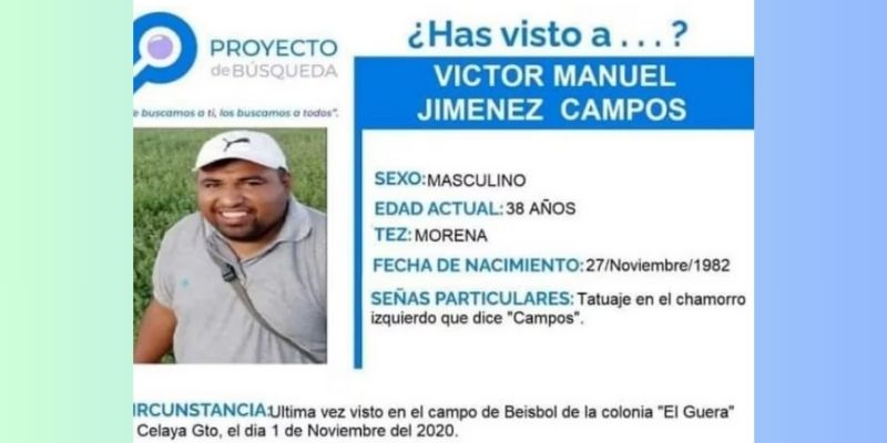 periodista Víctor Manuel Jiménez Campos