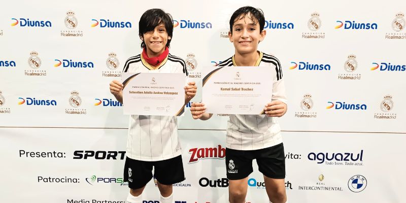 Diunsa llevó a cabo la clausura de los Clinics de la Fundación Real Madrid en Tegucigalpa