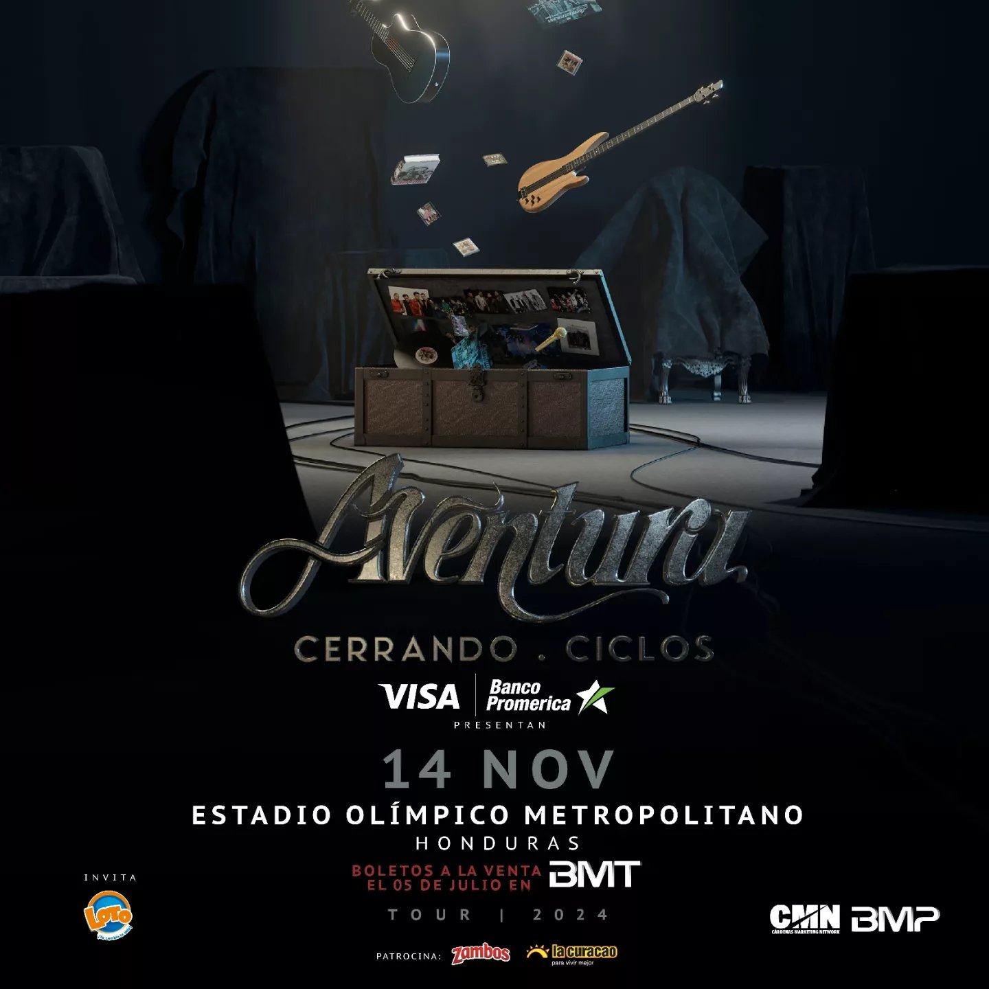 Detalles del concierto de Aventura en SPS.