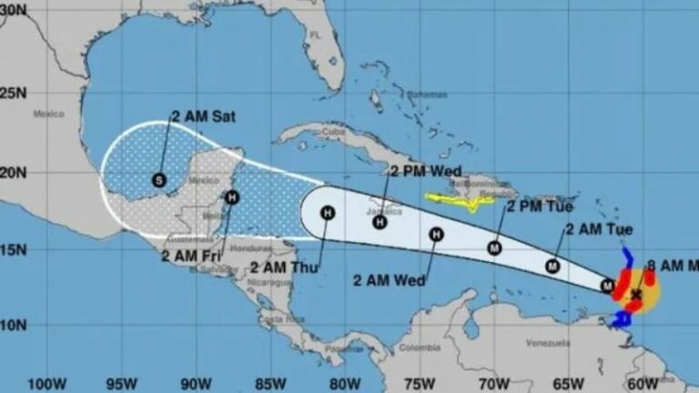 Copeco: Huracán Beryl comenzará a degradarse a partir de mañana