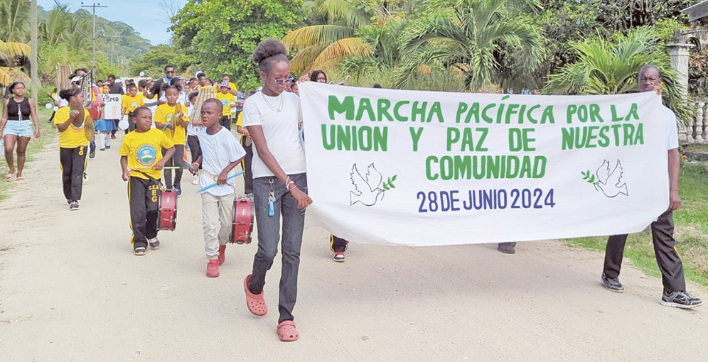 Garífunas marcha