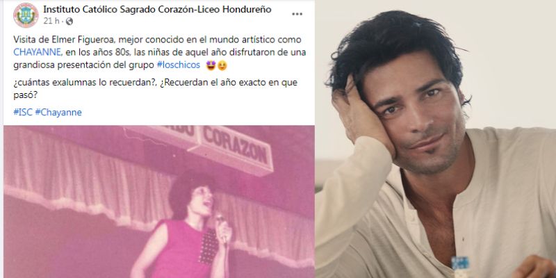 Viralizan fotografías de Chayanne joven en Honduras