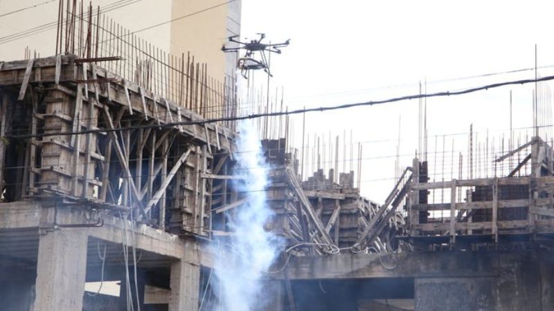 Drones fumigarán colonias del Distrito Central